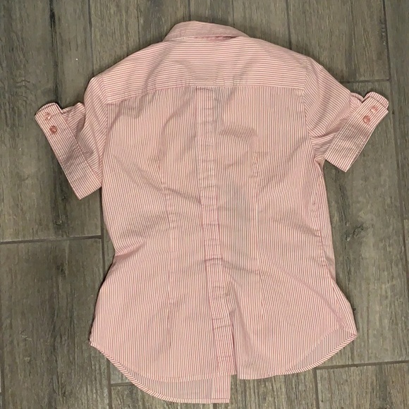 New York & Co. Button Down Short Sleeve Size Small - Picture 3 of 3